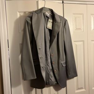 Silver blazer size 8 never worn tag still on